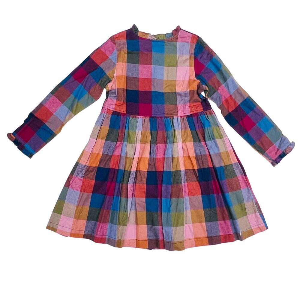 NWT Pink Chicken 6Y Harvest Check Autumn Dress - Picture 2 of 5